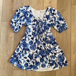 Abercrombie & Fitch Blue Floral Dress